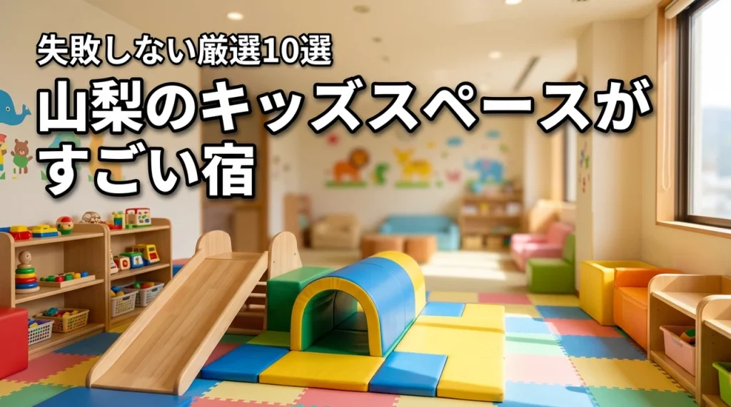 山梨でキッズスペースがすごいホテル10選！子連れ宿選びのメリットや失敗しないコツ