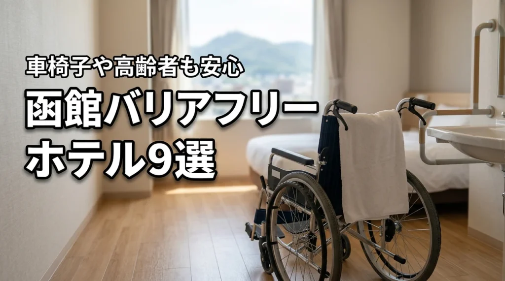 函館でバリアフリーなホテルおすすめ9選！車椅子や高齢者も安心の宿選びを伝授